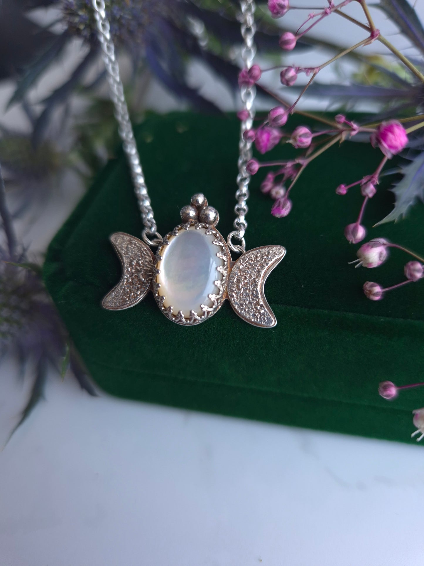 Moonlit Mother of Pearl Pendant