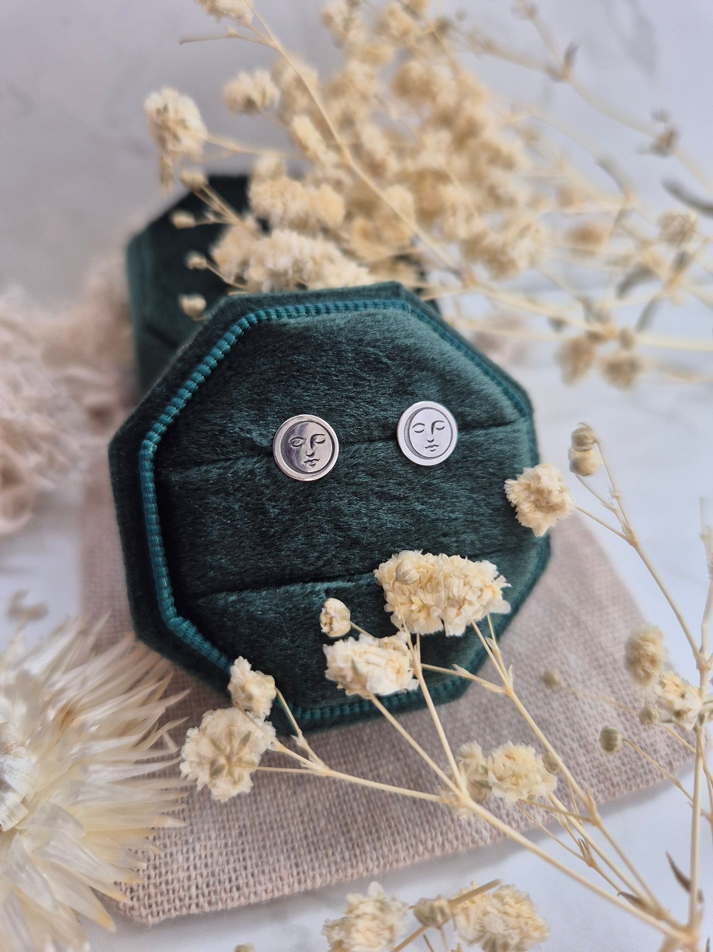 Mother of Moons Stud Earrings