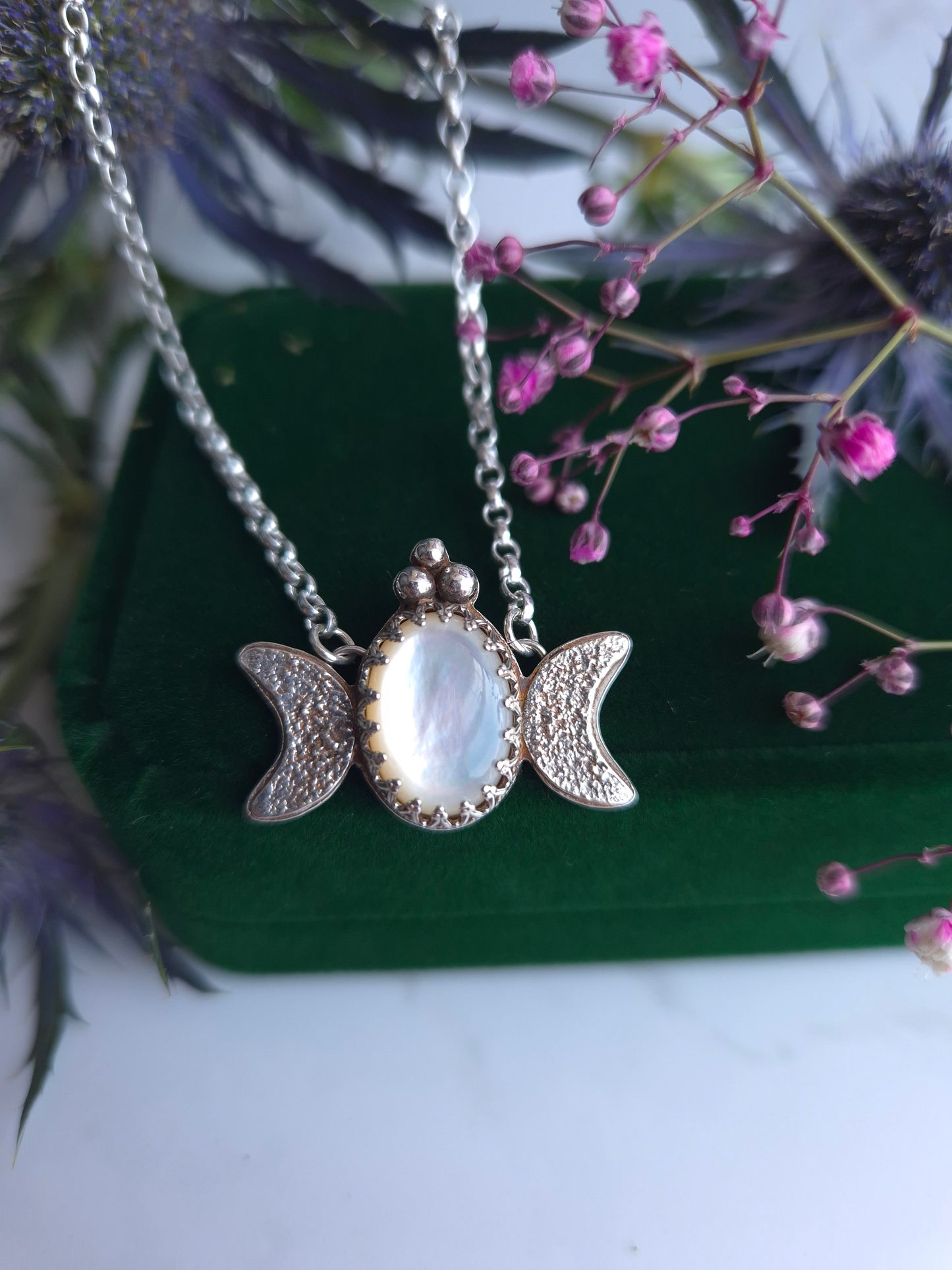 Moonlit Mother of Pearl Pendant