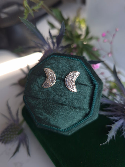 Moon Dust Stud Earrings